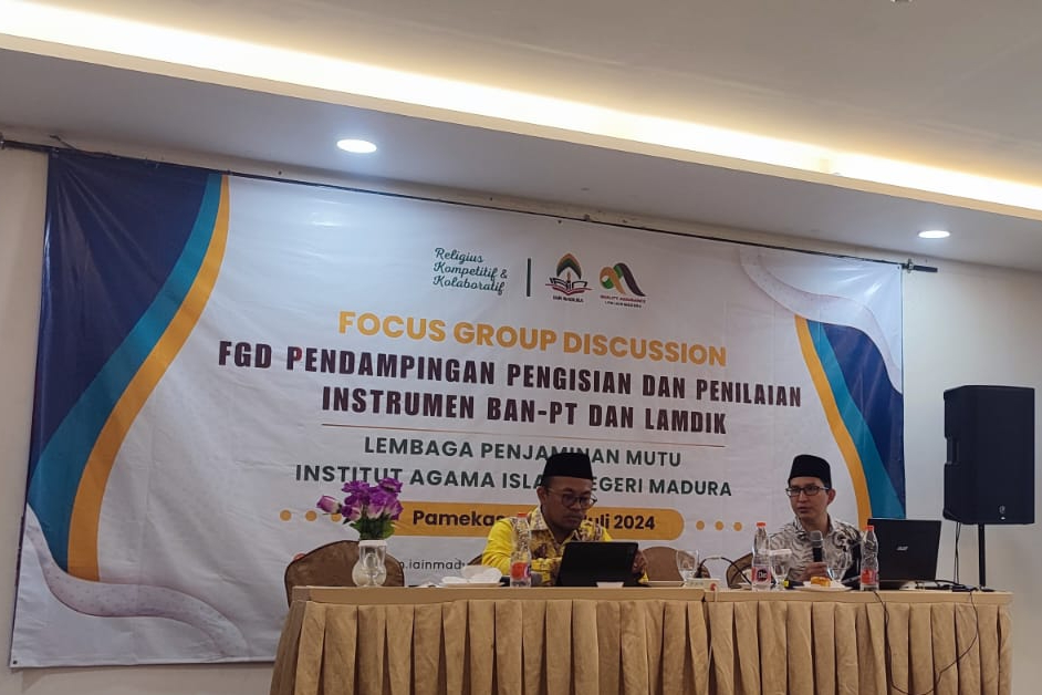 LPM IAIN Madura Kembali Gelar FGD Pendampingan Pengisian dan Penilaian Instrumen BAN-PT dan LAMDIK Bagi Prodi