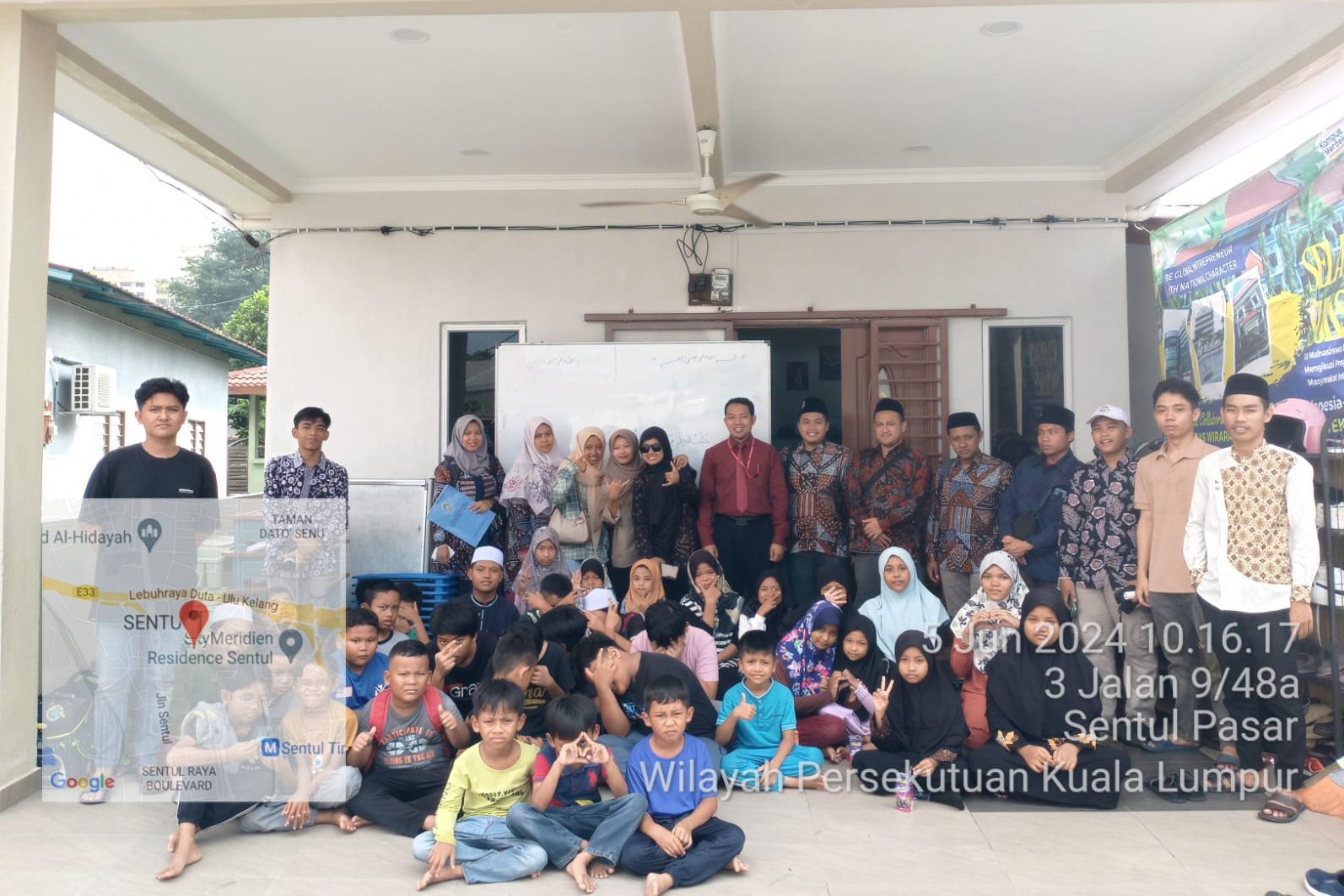 Mahasiswa Prodi KPI, IQT dan ILHA Beri Bimbingan Pembelajaran bagi Anak-Anak Migran di Malaysia