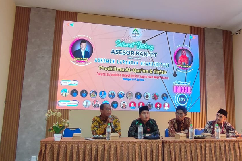 Faud IAIN Madura Gelar Simulasi Asesmen Lapangan Reakreditasi Prodi IQT