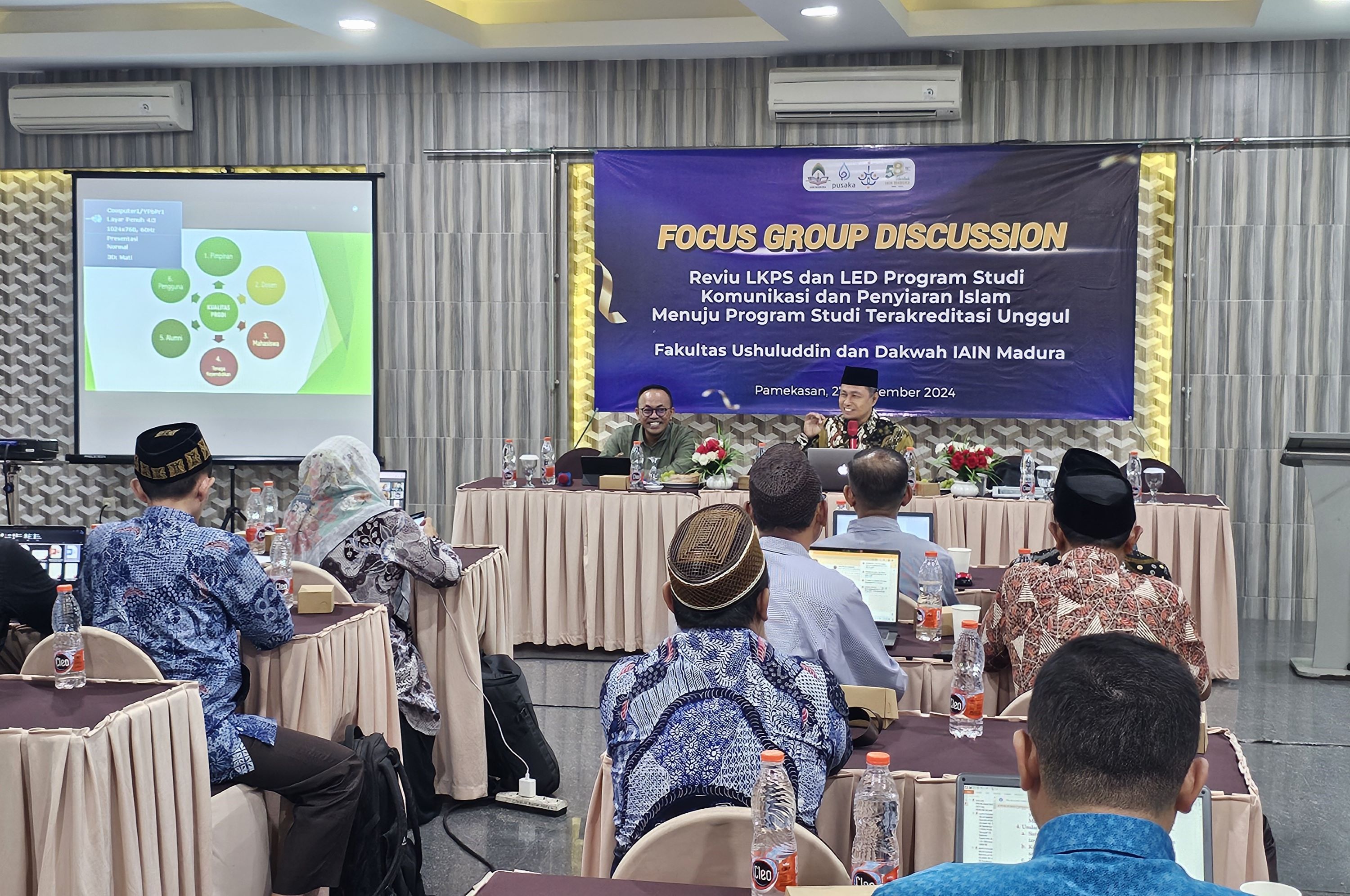 Prodi KPI IAIN Madura Gelar FGD Revieu LKPS dan LED Persiapan Menuju Prodi Terakreditasi Unggul