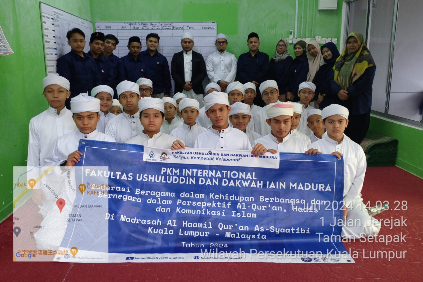 Tim Penelitian dan PkM Faud IAIN Madura Lakukan PkM di Madrasah Al-Haamil Quran As-Syaatibi Malaysia