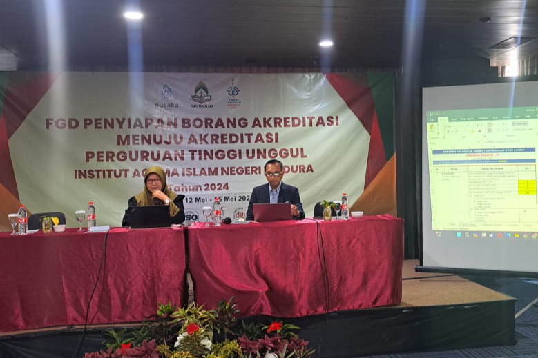 Tim Akreditasi Prodi KPI IAIN Madura Ikuti FGD Persiapan Akreditasi Menuju Unggul