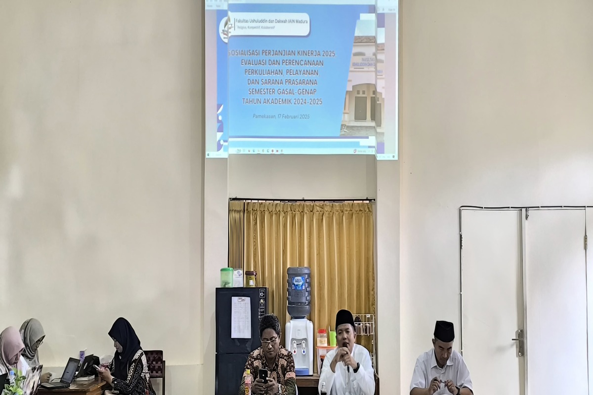 Fakultas Ushuluddin dan Dakwah IAIN Madura Gelar Rapat Dosen Persiapan Perkuliahan Tahun Akademik 2024/2025