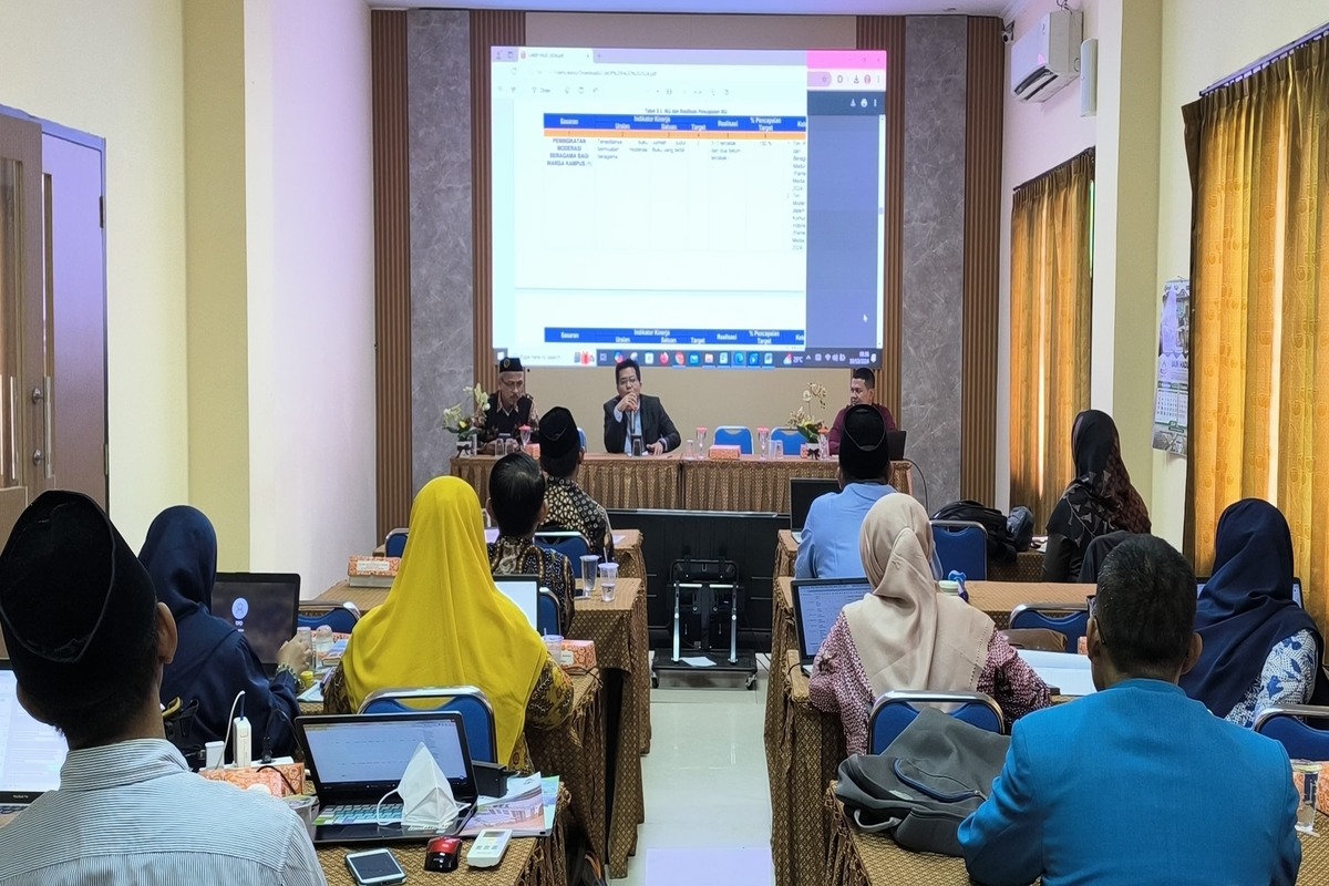 Dekan Faud Dr. Ah. Fawaid, MA Presentasikan Laporan Kinerja Instansi Pemerintah (LAKIP)