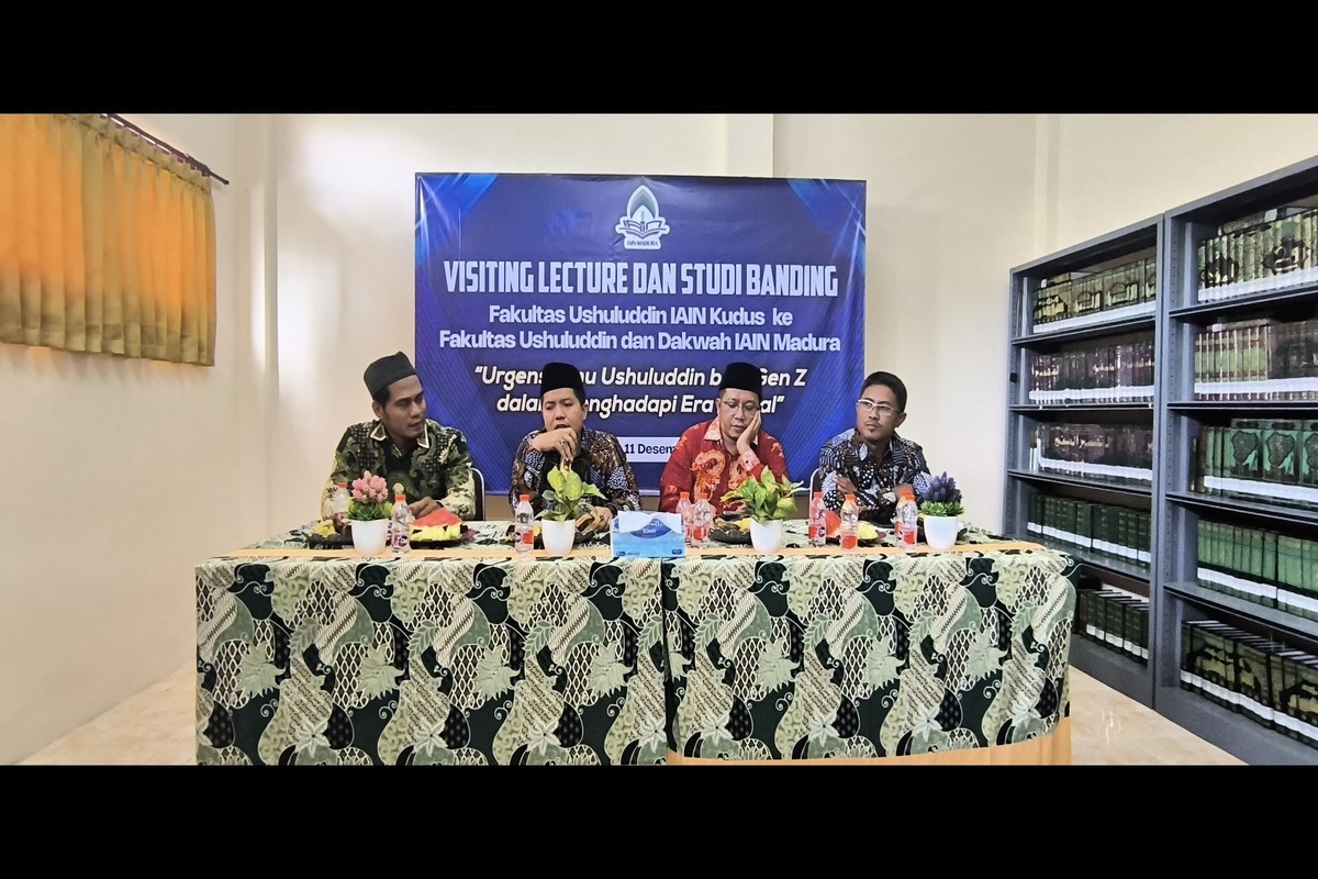 Faud IAIN Madura Terima Kunjungan Fakultas Ushuluddin IAIN Kudus Pada Acara Visiting Lecture dan Studi Banding