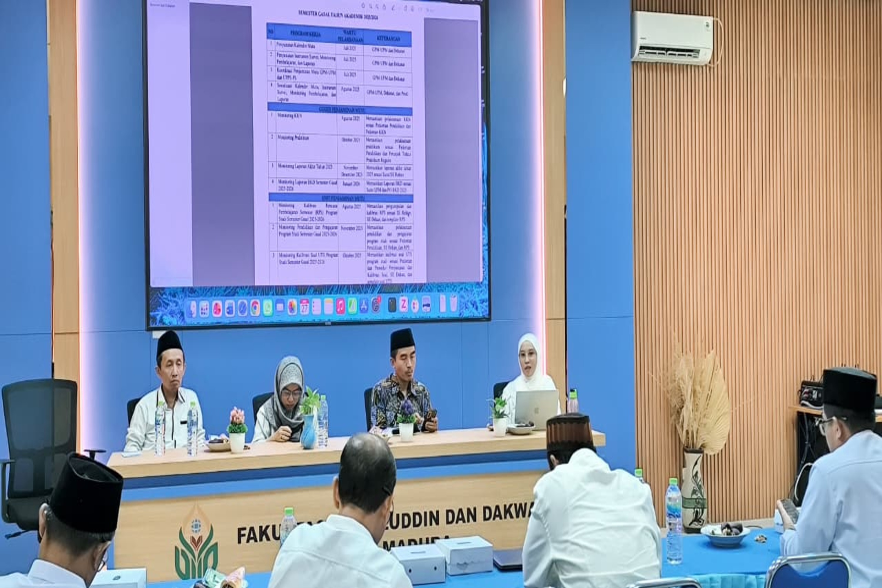 Fakultas Ushuluddin dan Dakwah UIN Madura Gelar Rapat Evaluasi GPM–UPM