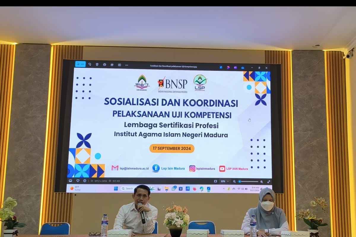 LSP IAIN Madura Tetapkan Delapan Skema Sertifikasi Profesi