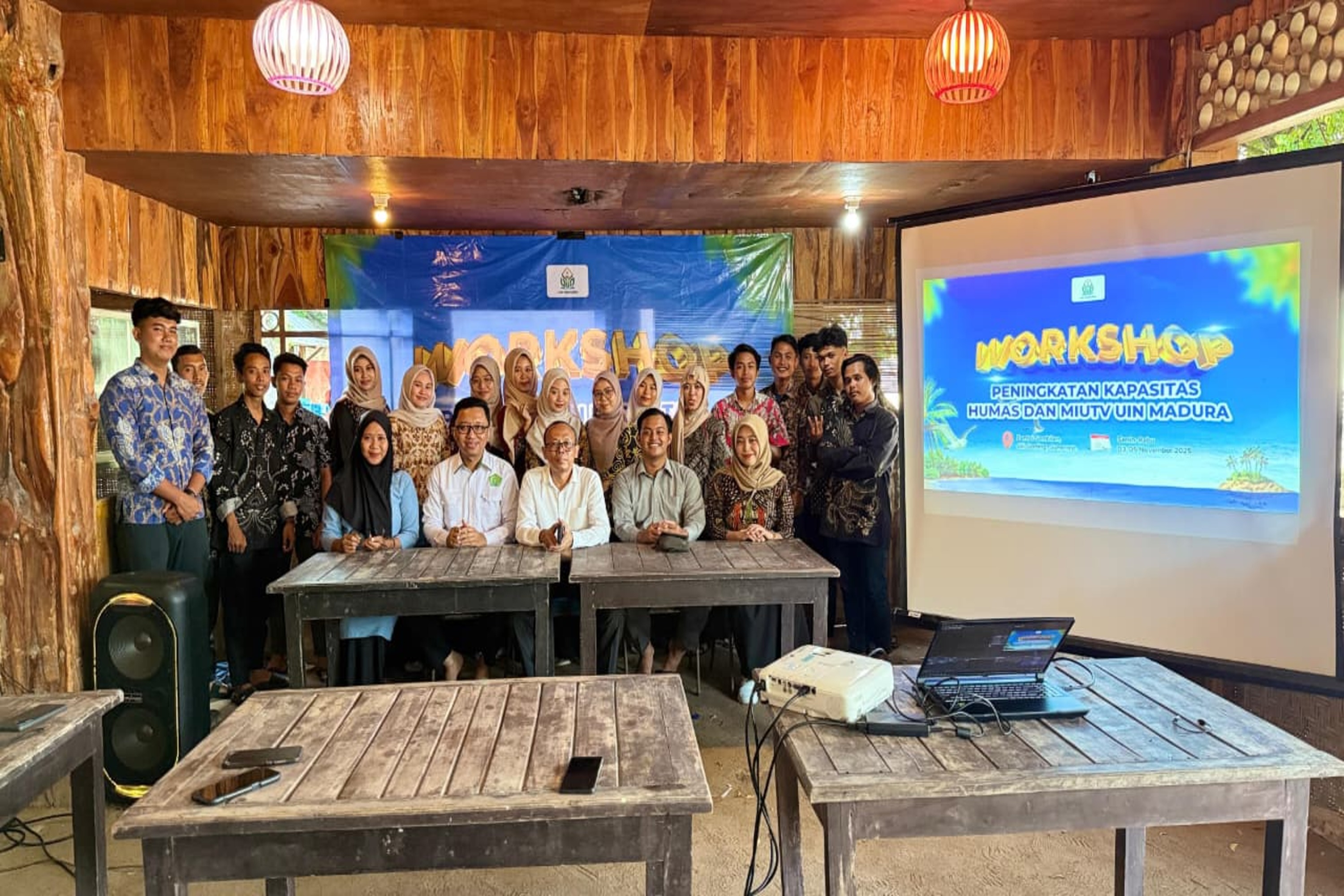 Enam Mahasiswa KPI UIN Madura Ikuti Workshop MIU TV untuk Tingkatkan Kompetensi Media dan Kehumasan